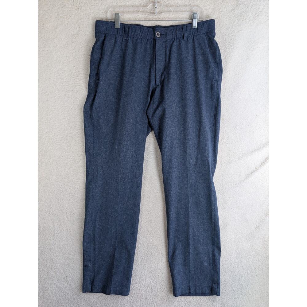 Under Armour UA The Showdown Mens 36x32 Pants Navy Blue Golf Pants Stretch